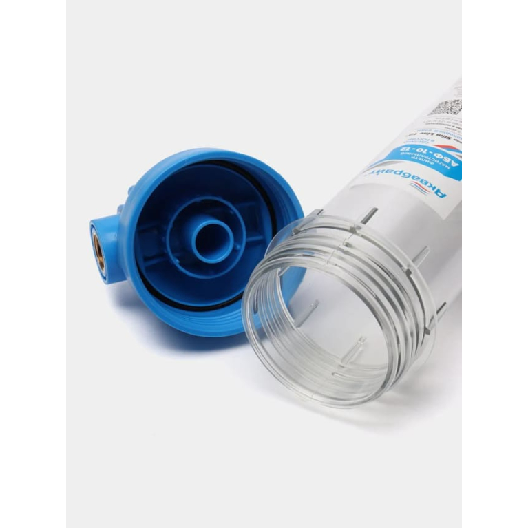 Корпус фильтра магистрального SL-10 1/2" Аквабрайт (ключ и кронштейн в комплекте) АБФ-10-12