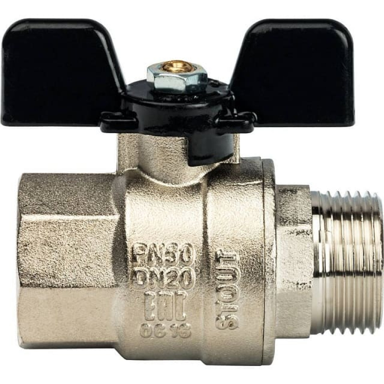 Кран шаровой ВН 3/4" SVB-0004-000020 STOUT