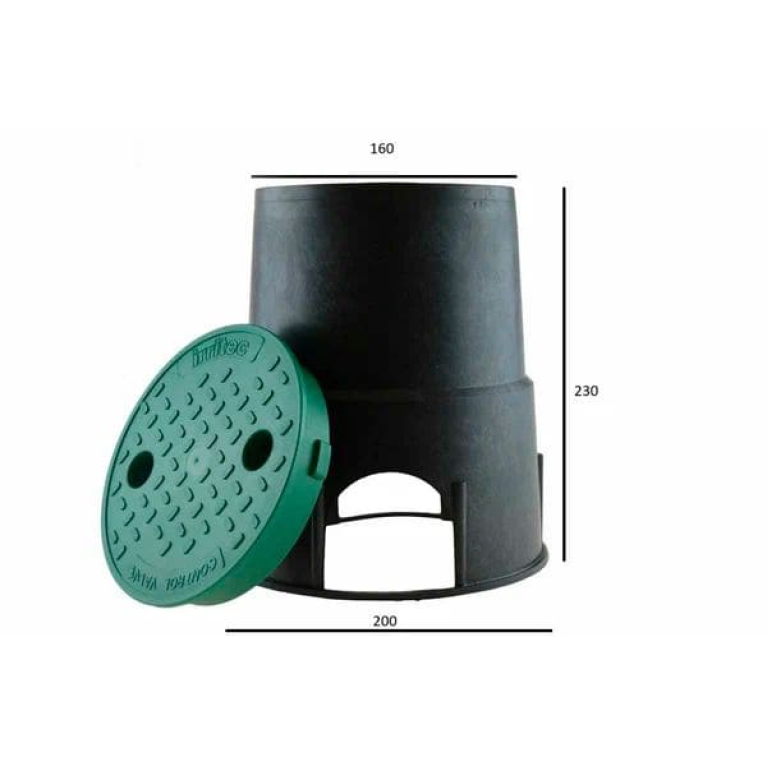 Короб клапанный, MINI IRRITEC, для одного клапана