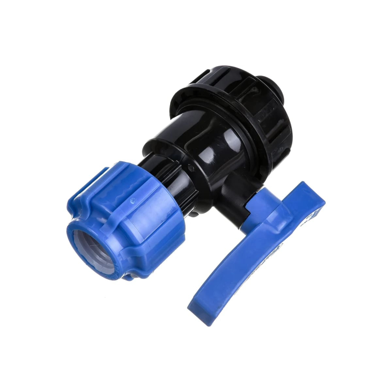 Кран шаровый ПНД 20х1/2"