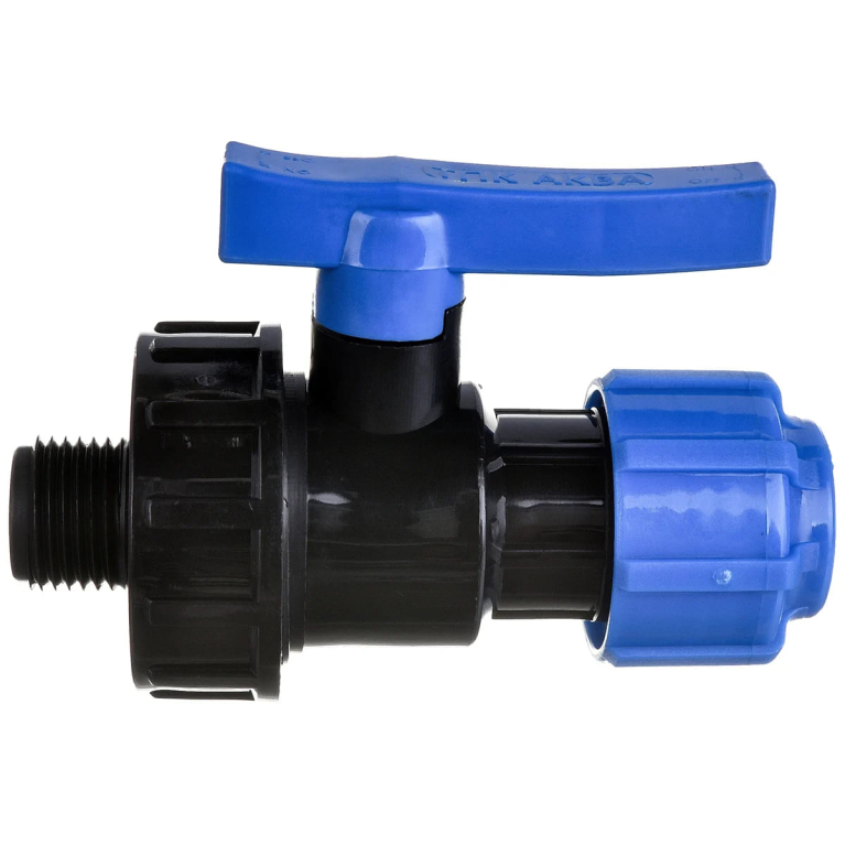 Кран шаровый ПНД 20х1/2"
