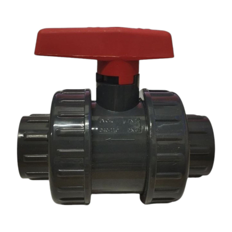 Кран шаровый ПВХ клеевой 40 PN16 Plimat