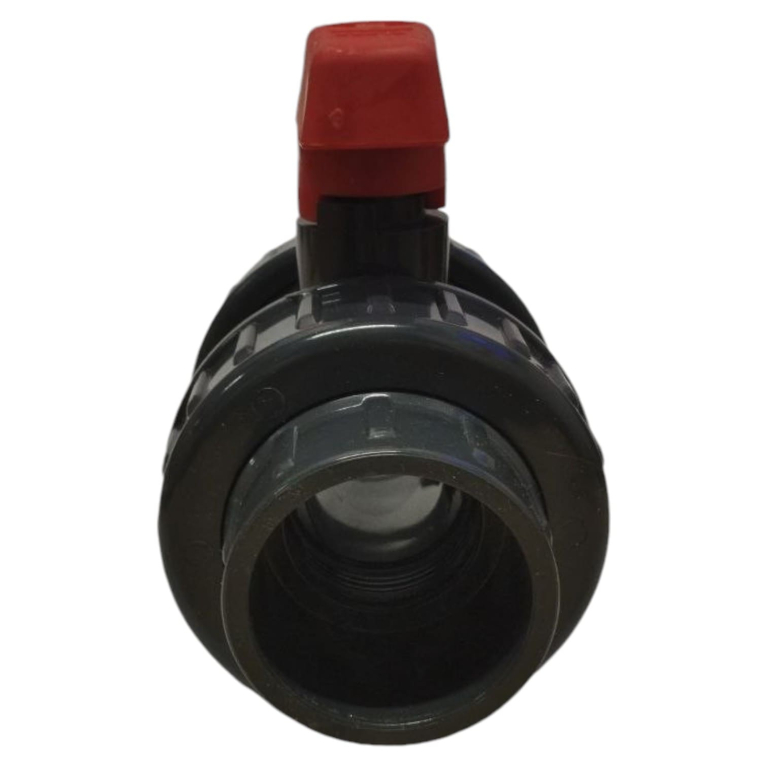 Кран шаровый ПВХ клеевой 50 PN16 Plimat