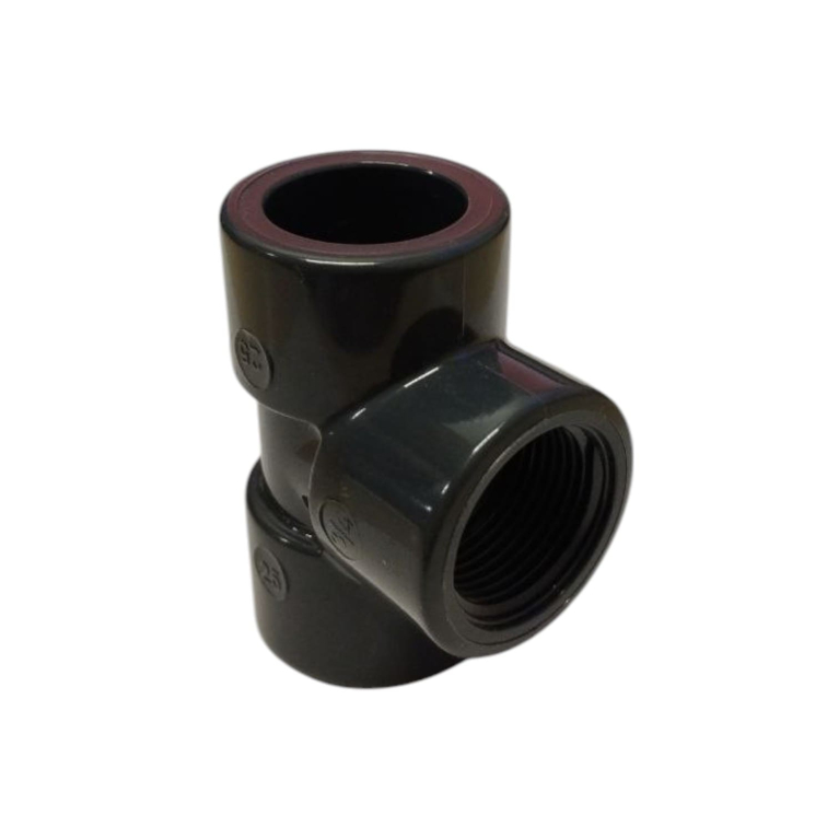 Тройник 90° ПВХ Plimat переходной ВxВР 25x3/4" PN 10 