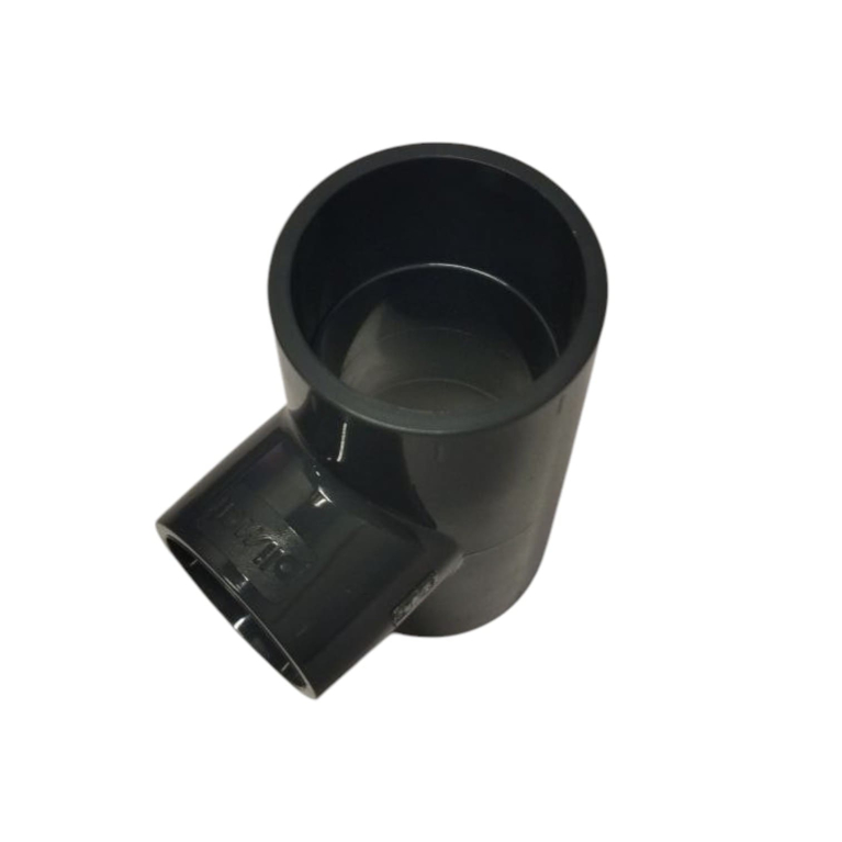 Тройник ПВХ 90° Plimat редукционный клеевой 32x25 PN 16