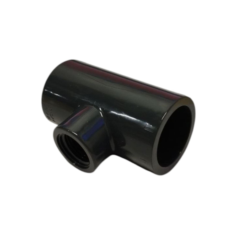 Тройник 90° ПВХ Plimat переходной ВxВР 32x 1/2" PN 10
