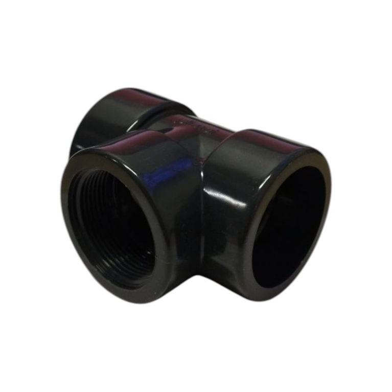 Тройник 90° ПВХ Plimat переходной ВxВР 50x1 1/2 " PN 10 (110364)