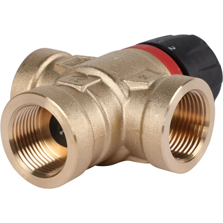 Термостатический смесительный клапан 3/4" RVM-0112-166020 Rommer для отопл и ГВС 35-60
