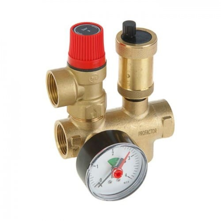 Группа безопасности котла PF 3/4" проходная 3 бар PF BS 607/AQ1123N