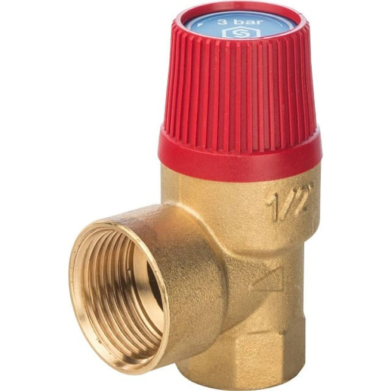 Клапан предохран 1/2" STOUT 3 бара SVS-0001-003015