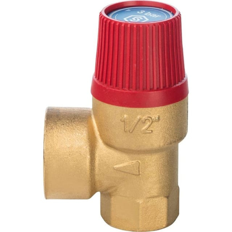 Клапан предохран 1/2" STOUT 3 бара SVS-0001-003015