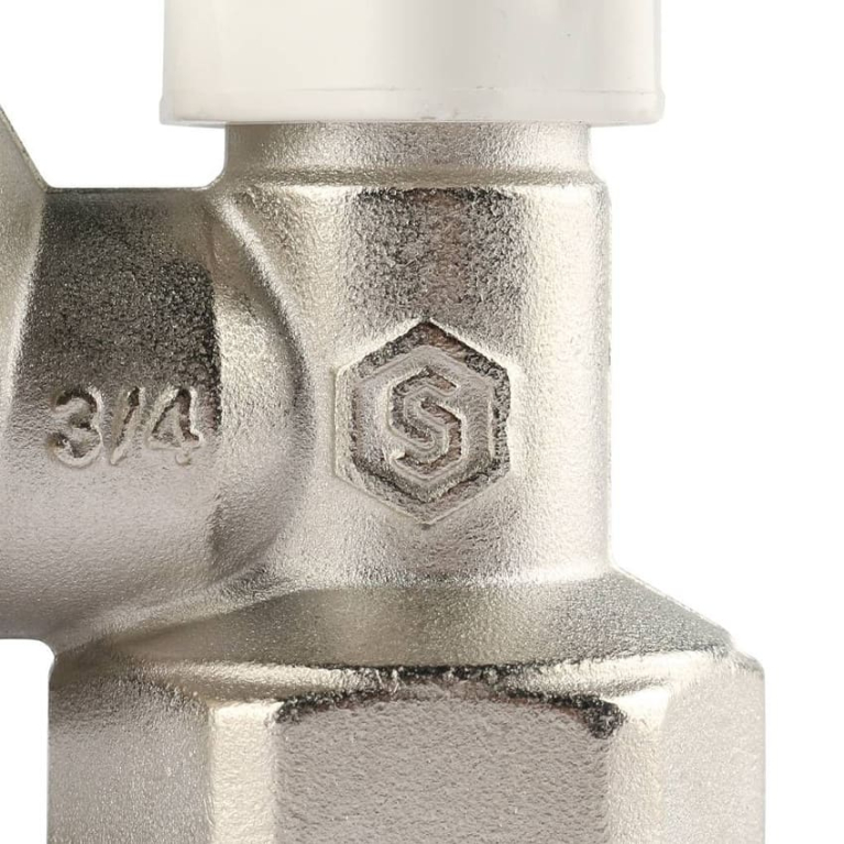 Клапан запорно-балансировочный STOUT, УГЛОВОЙ 3/4", SVL 1156 000020