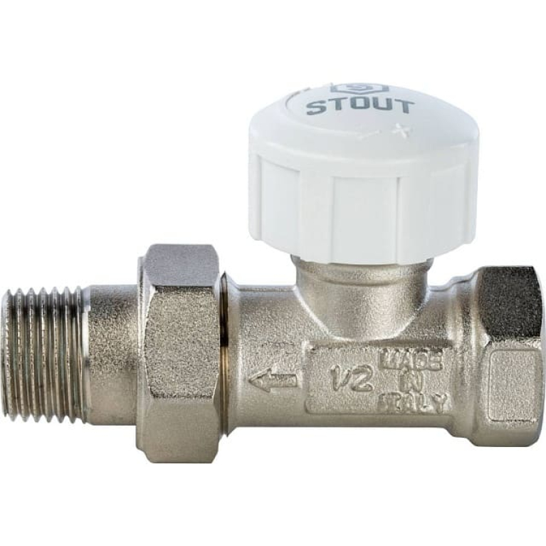 Клапан термостатический  прямой 1/2" SVT 0001 000015 STOUT