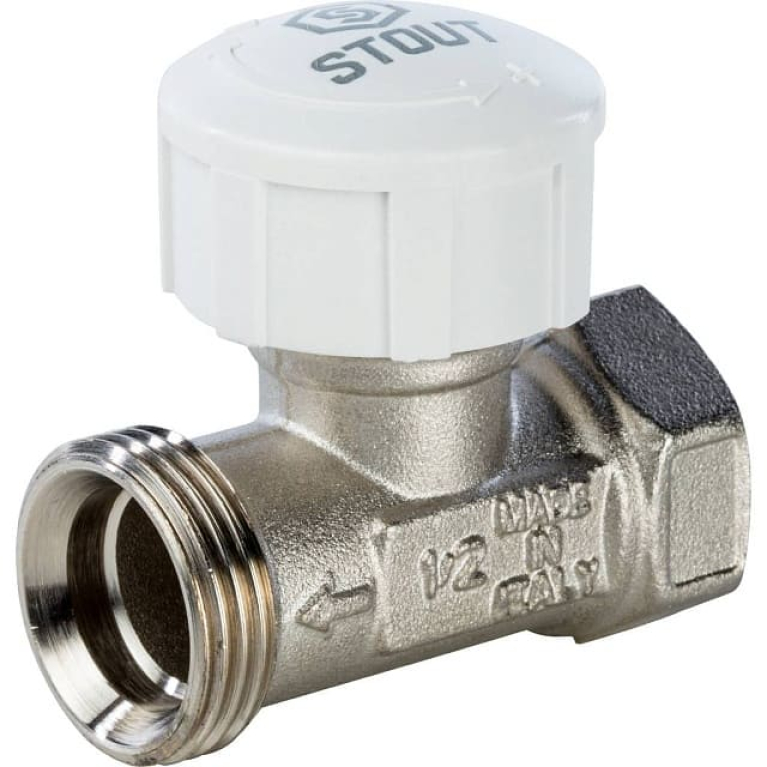 Клапан термостатический  прямой 1/2" SVT 0001 000015 STOUT