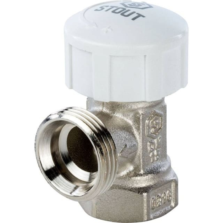Клапан термостатический  угловой 1/2" SVT-0002-000015 STOUT
