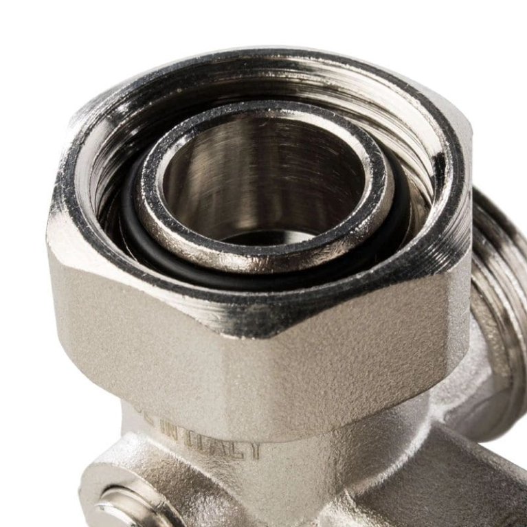 Узел нижнего подключения для радиатора STOUT, УГЛОВОЙ 3/4", SVH-004-000020
