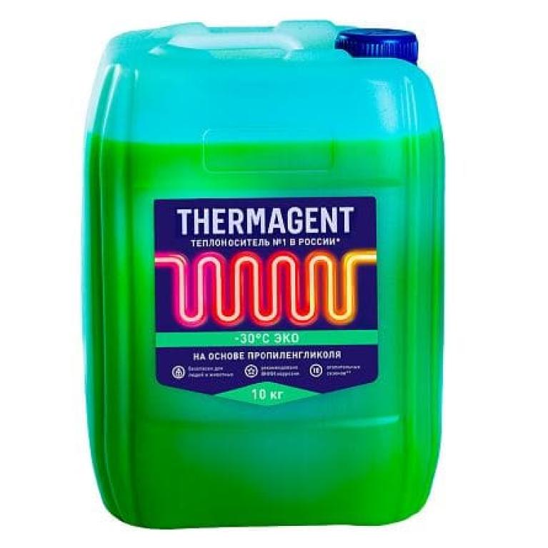 Теплоноситель ЕКО -30°С 10кг  пропиленгликоль Термагент